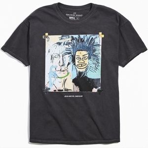 Urban Outfitters T-shirt. Basquiat Warhol Tee. Size L. NWT.